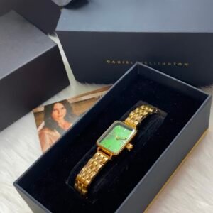 Daniel Wellington Quadro en Acier Doré Vert