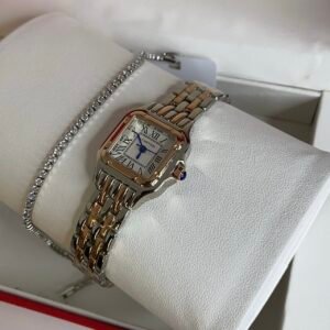 PANTHERE ROSE GOLD/BLANC MINI