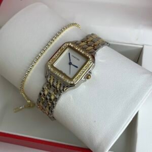 PANTHERE QUARTIER-DORE/BLANC